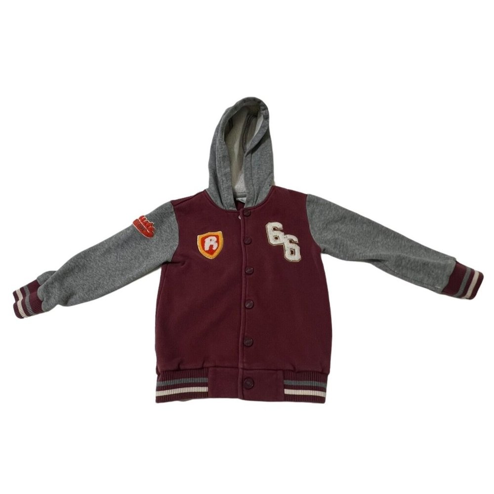 Baby Route 66 Jacket Coat Size 4T Unisex Snap Front Hoodie 2013 Cotton/Poly